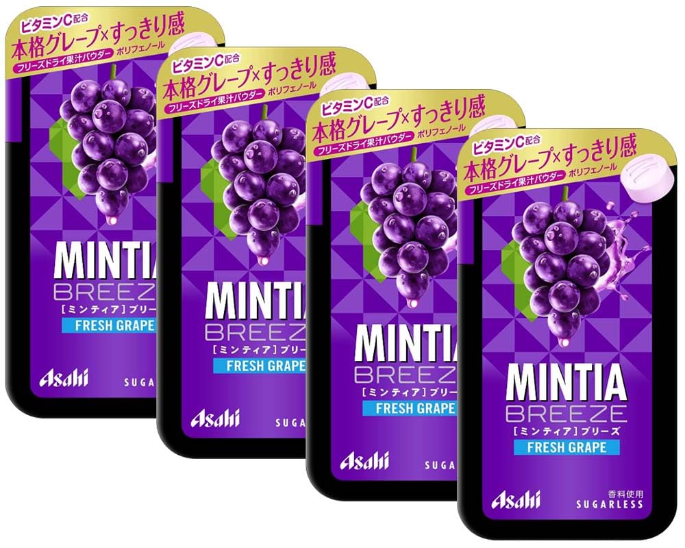 Amazon.com : MINTIA Breeze Fresh grape, Japanese Tablet Candy 30